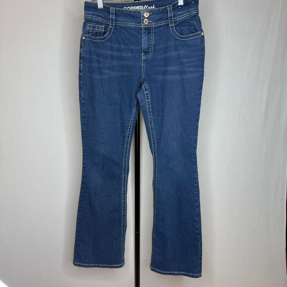 Copper Flash Low Rise Flare Bootcut Curvy size 6 jeans - Picture 6 of 8